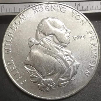 1791 Njemačka država (Prusija) 1 thaler - Primjerak kovanice Friedricha Wilhelma II