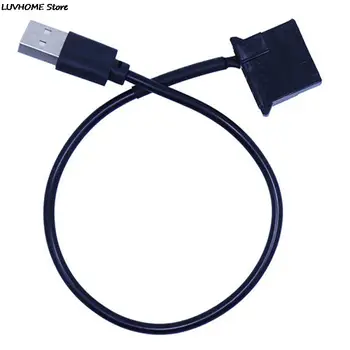 1pc 4Pin Ženski Do 5 U USB Muški na USB Kabel-USB adapter ZA 4-Pinski Molex Ventilator Kabel za Napajanje za Kućište Računala Isključite prilagodnik