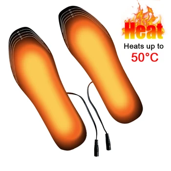 2 komada USB Ulošci Za Cipele S Grijanom Noge Toplo Čarapa mat Mat Električno Grijanje Uložak Prati Tople Termalne Uložak Unisex