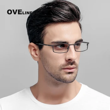 2021 титановая Četvrtastog okvira za naočale, muška puna okvira Metalna okvira za optički bodova muška Okvira za naočale pri kratkovidnosti Na Recept Rimless za Naočale