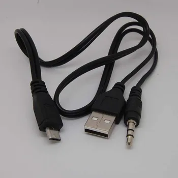 3,5 mm Auto Stereo AUX Pomoćni Audio Kabel, Micro USB Za Samsung Galaxy S3 S4 novi