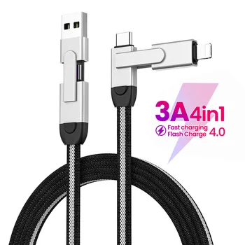 4 U 1 Brzo Punjenje za USB-C Kabel za iPhone 14 13 12 11 Pro Max USB Type C Punjač, Kabel Za Prijenos Podataka Za Samsung, Huawei Xiaomi Kabel
