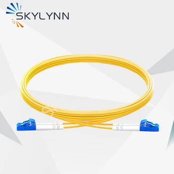 50 kom/ paket LC / UPC-LC / UPC 2-metarski fiber-optički patch kabel, двухшпиндельный 2,0 mm Однорежимный Žuta optički kabel LSZH