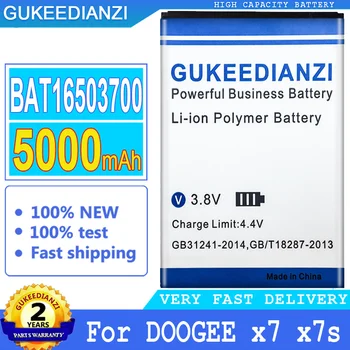 5000 mah GUKEEDIANZI Baterija BAT16503700 za Doogee X7 X7PRO X7S X7 PRO Velike Snage Bateria