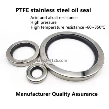 54*73 *10 mm privjesak od nehrđajućeg čelika sa dvostrukim ruba od PTFE, brtveni prsten vratila, pogodan za kvalitetan spiralni kompresor za zrak visokog tlaka