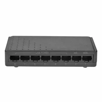 8-Port switch POE Ethernet 100 M Mrežne IP kamere NVR Mrežni preklopnici Uplink 6 PoE HUB bez adaptera za napajanje