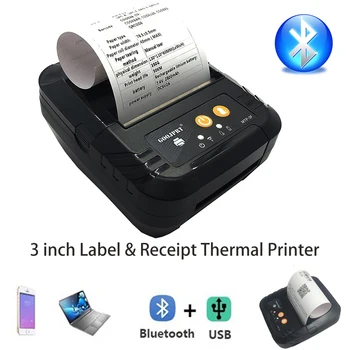 80 mm/3 inča Papir Bežični Provjerite POS Blagajne termalni pisač Bluetooth Android i iOS besplatni SDK Ne treba tinte ili tonera Recibos