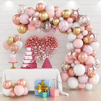 82 Kom. Гирлянда Luk Vjenčanje Baloni Na Dan Rođenja Večernje Uređenje Baloni Za Dječju Dušu Dekor Balon Pribor