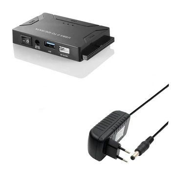 Adapter SATA na USB IDE USB 3,0 2,0 Sata3 Kabel Za 2,5 3,5 Inčni HDD SSD Pretvarač IDE to SATA Adapter Zidni utikač EU