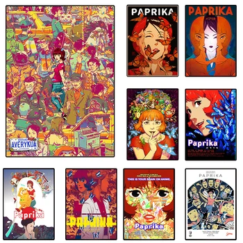 Anime Paprika Plakati Estetski Manga Stripove Film Ukrasne Slikarstvo Zidni Umjetničke Grafike Djeca Kawai Soba Dekor Home Platnu Poster