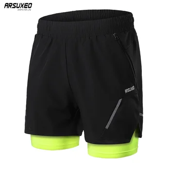 ARSUXEO Muške Kratke hlače za Trčanje Dry Fit 2 u 1 Teretanu Кроссфит Sport, Fitness, Jogging Trening Poligon Odijevanje