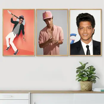 Bruno Mars pjevač plakat Zid Umjetnost Platnu Plakati Ukras Umjetnost 24x36 Plakat Personalizirani Poklon Moderna Obiteljska soba Slikarstvo