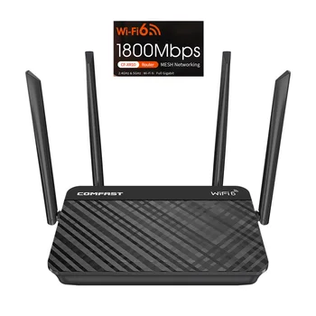 Comfast WiFi6 Pametan Mrežica dual-band ruter 2,4 G i 5G Gigabit router 1800 Mb/s s antenom s visokim pojačanjem 4 *