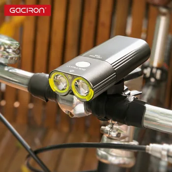 GACIRON 1600 lumena biciklistička led svjetiljka V9D pribor za bicikl Biciklistička lampe svjetiljku IPX6 3000 mah Punjiva kao power bank