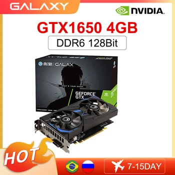 GALAXY Nova Grafička kartica GTX1650 Snapdragon 4G D6 GDDR6 128 Bita GTX 1650 4 GB Grafička kartica NVIDIA 12 NM placa de graphics card GPU