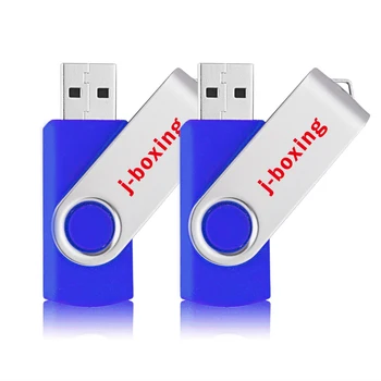 J-boks 2 KOMADA 64 GB USB Flash Drive Metalno Rotirajuće Flash Drive Flash-Drive za Macbook Za Pohranu Fotografija u Boji