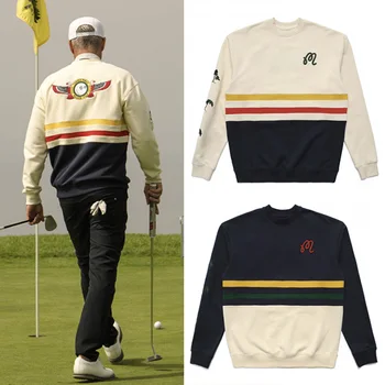 Jesensko-zimskom Novi muški džemper za golf s dugim rukavima Za Sport i Rekreaciju, Univerzalni Modni Rezultat Odjeća, Korejski Top