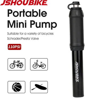 JSHOUBIKE Mini Bike Pumpu 110PSI Biciklistička Ručni Pumpa guma opremanje Schrader Presta Ventil Pribor Za Bicikl MTB Bike Pumpu