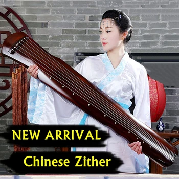 Kineski Stil Guzheng Platane Drveni Ručni Rad Tradicionalne 7 Gudačkih Сценические Glazbeni Instrumenti Za Početnike Citra