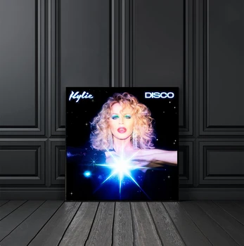 Kylie Minogue - Cover Albuma Disko-glazbe, Plakat, Print Na Platnu, Rap, hip-hop, Glazbena Zvijezda, Pjevačica, Zidno Slikarstvo, Dekoracija