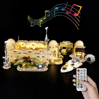 Led Svjetlosni Kit Za Mos Eisley Cantina 75290 Gradivni Blokovi DIY Igračke Setovi Samo Komplet Rasvjeta Bez Modela