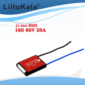 LiitoKala Li-ion 16S 60V 20A 18650 PCM naknada za zaštitu baterije BMS PCM uravnotežen litij-ionskim modulom litij baterija