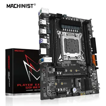 MACHINIST V205 Podrška matična ploča za LGA 2011-3 Intel Xeon E5 2670 V3/E5 2666 V3/V4 Procesor DDR4 Memorija NVME M. 2 USB 3.0 Четырехканальный
