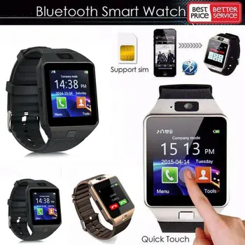 NAJNOVIJI utor za SIM karticu za fotoaparat DZ09 Bluetooth Smart Watch Za telefon HTC Samsung Android