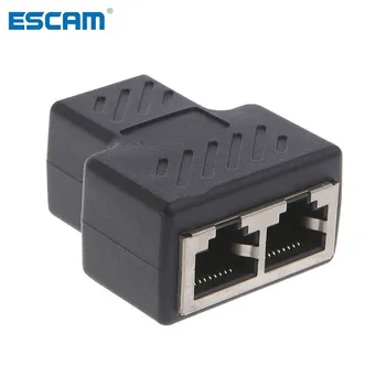 Od 1 Do 2 Načina LAN Ethernet Mrežni Kabel RJ45 Ženski Konektor-Razdjelnik Adapter Za Priključne Stanice Za Prijenosna računala