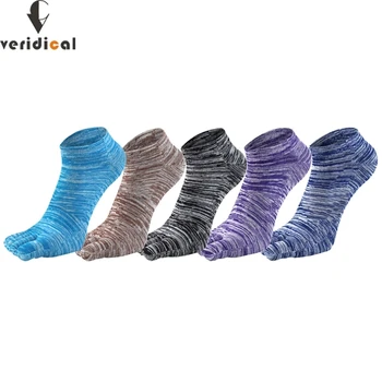 Ove Šarene Čarape Sa Pet prstiju Na Gležnju, Muške Čarape Od Čistog Pamuka, Modni Novitet, Harajuku, Bez Prikazivanja, Sretne Čarape Sa Čarapama, Vođa Prodaje 