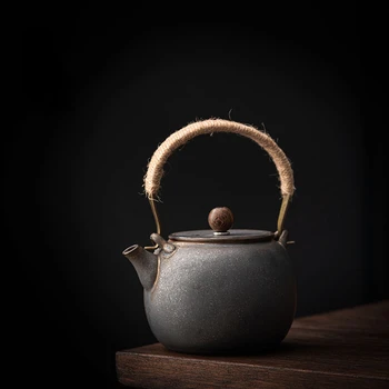 Potrošačke retro-keramički čajnik u japanskom stilu, kuhalo za kavu čaj velikog kapaciteta, čaj Kung-fu, pribor za čaj сервиза