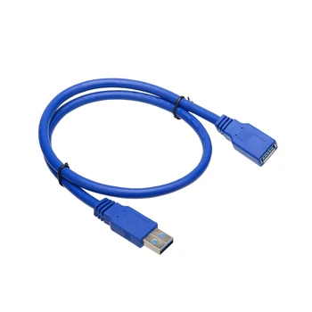 Produžni kabel, USB 3.0 Tipa A za muškarce i žene, kompatibilno s USB tipkovnica, miš, usb izbrisivi memorijski pogon, tvrdim diskom