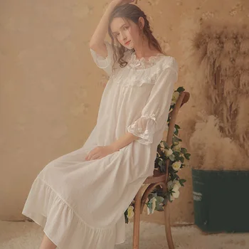 Proljeće - jesen haljinu s dugim rukavima, Korejska verzija Kod povećanje tova Labave Masti Mm 200 kg Pamuk srednje dužine