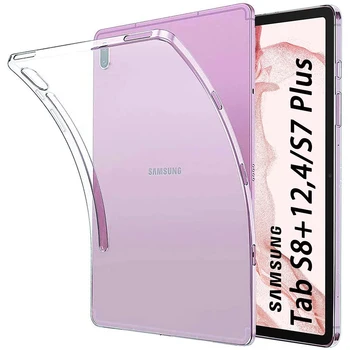 Protuklizni Mekan Silikon Proziran Zaštitna Torbica Od TPU Za Samsung Galaxy Tab S8 Ultra Plus S7 FE A8 A7 Lite S6 A