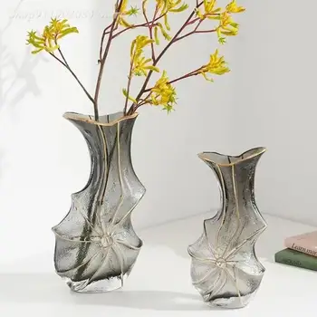 Staklena Vaza Prozirne Hidroponski Cvijeće Cvjetnih Aranžmana Umjetničko Djelo Oblik Sudopera Uređenje Doma Pribor Terariju Vaze Lonac