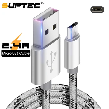 SUPTEC Micro USB Adapter Kabel Brzog Punjenja za Samsung S7 S6 S5 J5 J7 Xiaomi Huawei, ZTE Android Telefoni Sinkronizacija Podataka Punjač Kabel