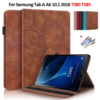 Torbica za Samsung Tab A 10,1 2016 Torbica sa alatom Drveta Kožni Tableta Za Funda Za Samsung Galaxy Tab, A A6 10 1 2016 Torbica T580 T585