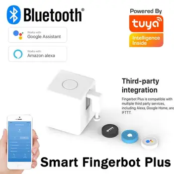 Tuya Smart Bluetooth Fingerbot Plus Schakelaar Bot Tipku Potiskivač Podržava Glasovno upravljanje, Rad S Alexa Google Business