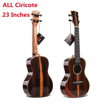 Ukulele 23 Inch(e) Sve Ciricotewood Highgloss Mini Electri Uke Live Akustična 4 Žice za ukulele Soundbox Prometna Gitara Guitarra