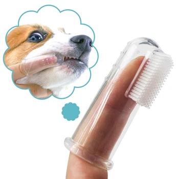 Ultra Mekan Silikon Njegu Zubi Za Pse I Mačke, Čišćenje Četkica za Ruke, Osim Gadno Miris Iz Usta, Zubni kamenac, Proizvode Za kućne Ljubimce bez Mirisa