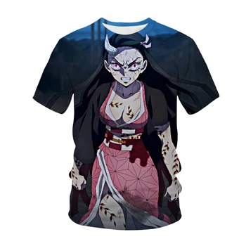 Vruće Majice Demon Slayer Sa anime Kimetsu No Yaiba, Vanjska Odjeća S 3D Ispis, Muška I Ženska Moda Majica Оверсайз, Harajuku, Dječje Majice, Majice