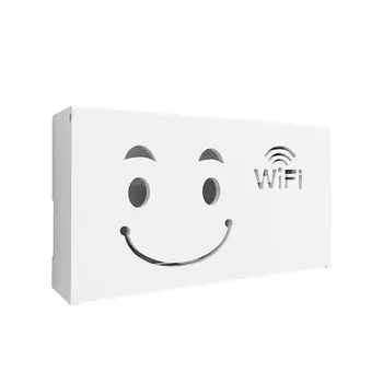 Wi-Fi Router Kutija Za Pohranu Prašinu Zid Router Poklopac PVC Bežični Usmjerivač Satna Dnevni boravak Zid WiFi Pretinac Za Zid