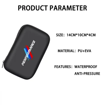 Za Bmw performance BMW M Performance Power X1-X7 Auto Prijenosni spremnik za pohranu kabela za prijenos podataka vozačku dozvolu ID kartica torbu za pohranu
