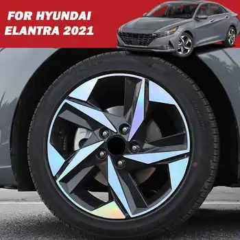 Šaren Poklopac Glavčine Kotača Naljepnica Na Traku Gume Dekor pogodan Za Hyundai Elantra 2021
