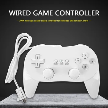 Žični Kontroler Kontroler Klasični Skup Zabavnih Igara Pribor za Nintend Wii Joypad Daljinski Upravljač navigacijsku tipku