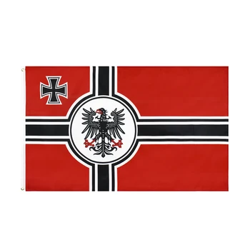 ФЛАГДОМ 3x5 metara 90x150 cm Njemački DK Rajh Carski Zastava